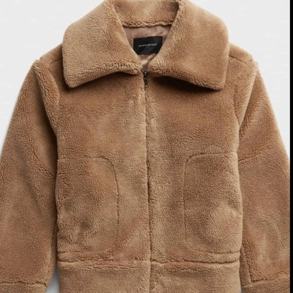 Teddy banana Republic oversized jacket - Picture 1 of 4